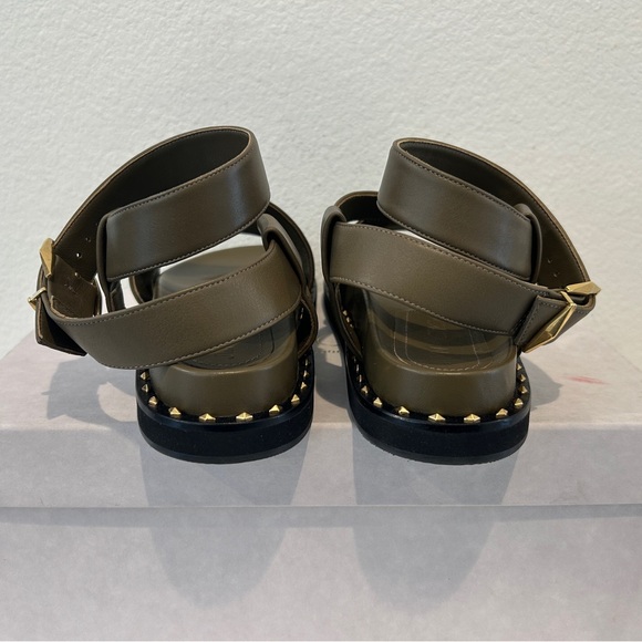 JIMMY CHOO Blaise stud-embellished leather sandals, Size 37, New in Box - Picture 5 of 6
